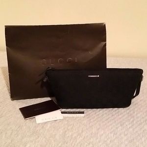 Gucci vintage black baguette bag